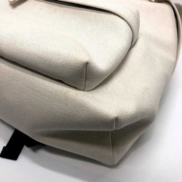 BALENCIAGA logo Backpack Canvas White - Picture 4 of 12